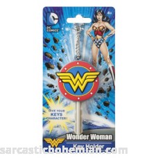DC Wonder Woman Logo Soft Touch PVC Key Holder B00EVAVD6K